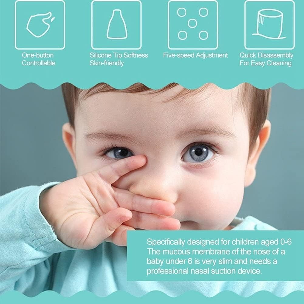 Mouche Bébé Électrique — Aspirateur Nasal Rechargeable USB