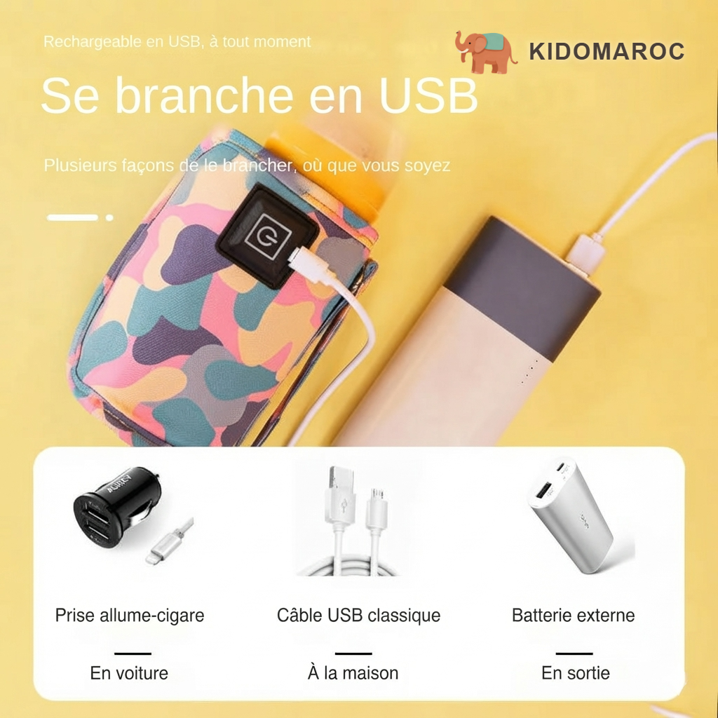 Chauffe-Biberon Portable USB